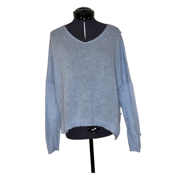Wooden Ships Sweaters - Wooden Ships Mini Popcorn V Neck Lightweight Sweater NWT